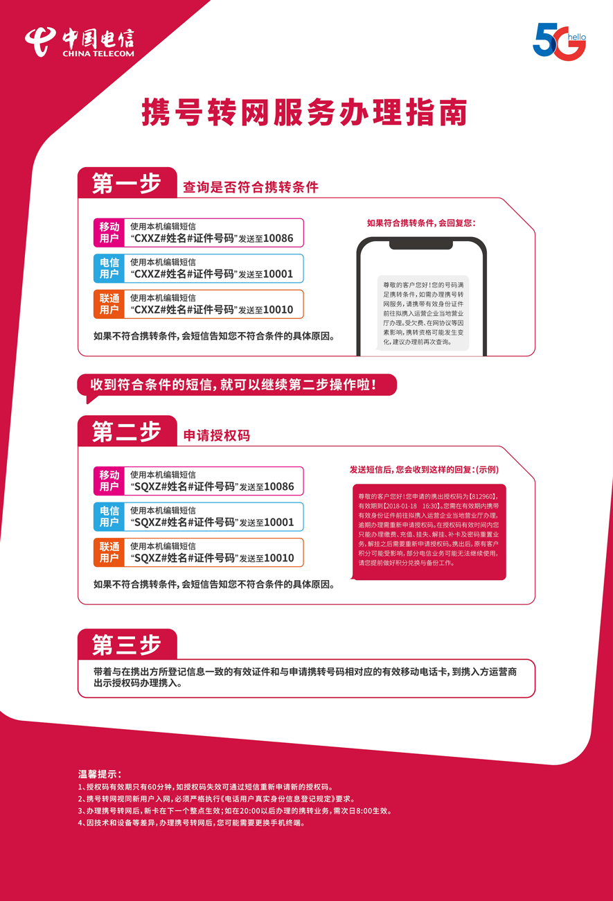 如何开通短信转移服务手机号码