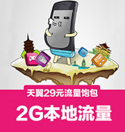 天翼29流量饱包套餐